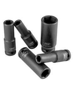 SET DE 11 VASOS DE IMPACTO HEXAGONAL DE 1/2"
