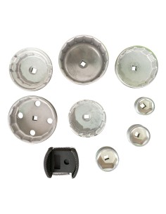 SET DE 9 EXTRACTORES DE FILTROS DE ACEITE