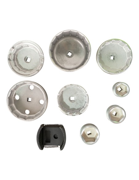 SET DE 9 EXTRACTORES DE FILTROS DE ACEITE