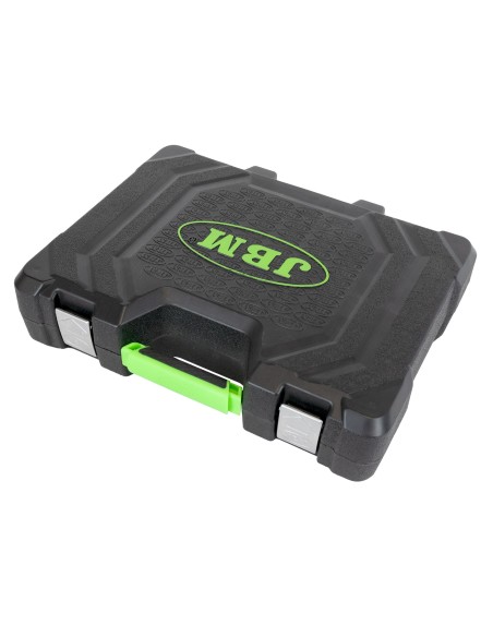 MALETÍN DE 55 PUNTAS Y ADAPTADORES HEXAGONALES, 12 CANTOS Y TORX DE 1/2" Y 3/8"