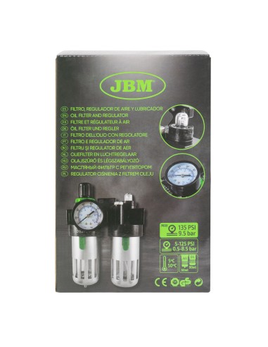 FILTRO, REGULADOR DE AIRE Y LUBRICADOR 3/8"