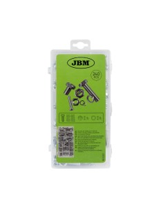 ESTUCHE DE TORNILLOS Y TUERCAS 240PCS