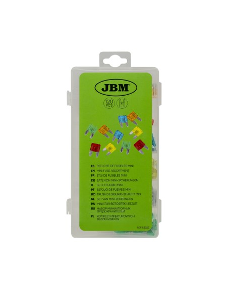 ESTUCHE DE MINI FUSIBLES 120PCS