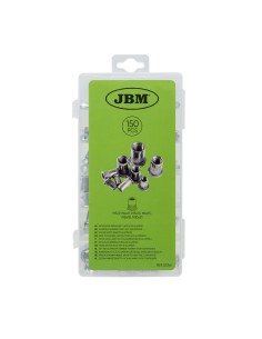 ESTUCHE DE REMACHES TUERCA DE ALUMINIO 150PCS