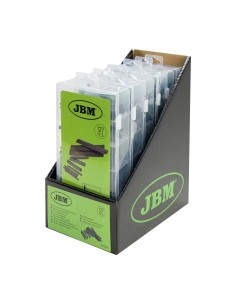 ESTUCHE DE TUBOS TERMORETRÁCTILES NEGROS 127PCS