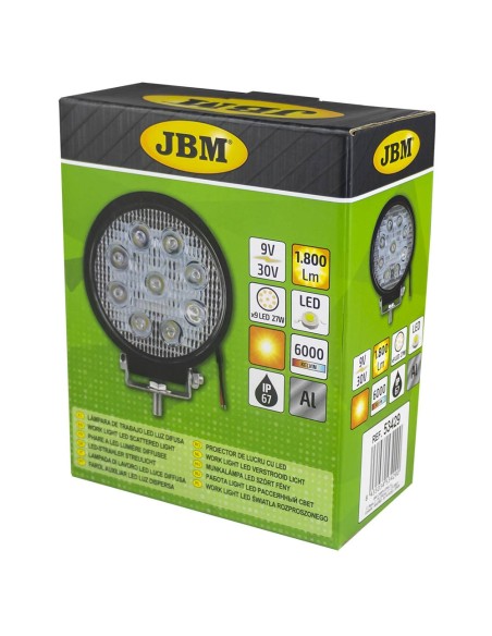 FARO LED DE 1800LM - REDONDO