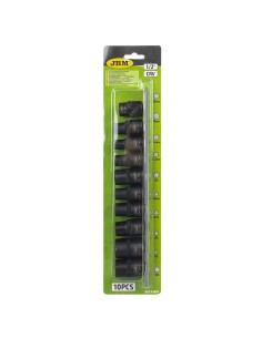SET DE 10 VASOS DE 1/2" ESPECIALES PARA AUTOMOCIÓN