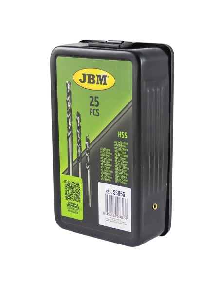 ESTUCHE DE BROCAS HELICOIDALES 1-13MM HSS 4341