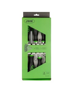 SET DE 6 DESTORNILLADORES GO-THROUGH (3 ESTRELLA + 3 PLANOS)
