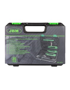 ESTUCHE DE HERRAMIENTAS PARA REPARACIÓN DE BICICLETA 20 PCS
