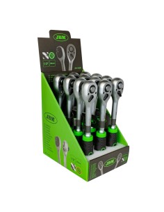 CARRACA DE 1/2" RECTA CON CABEZAL DE 72 DIENTES 255MM