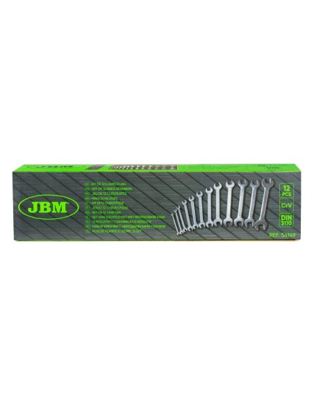 SET DE 12 LLAVES FIJAS