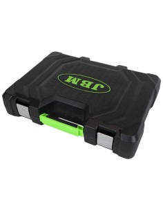 MALETÍN DE HERRAMIENTAS DE 216 PIEZAS CON VASOS DE 12 CANTOS DE 1/4", 3/8" Y 1/2" CINCADO