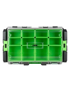 CAJA PARA HERRAMIENTAS APILABLE CON 12 COMPARTIMENTOS