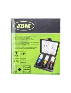 SET DE 3 VASOS DE IMPACTO DE TORQUE LIMITADO
