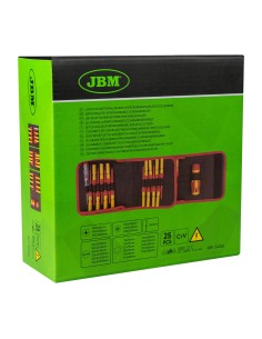 SET DE DESTORNILLADORES INTERCAMBIABLES AISLADOS 25 PCS
