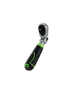 CARRACA DE 1/4" ARTICULADA CON CABEZAL DE 72 DIENTES 165MM