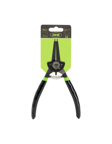 ALICATE SEEGER PARA EXTERIORES CON BOCA RECTA 7" 180MM