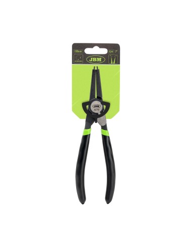 ALICATE SEEGER PARA INTERIORES CON BOCA RECTA 7" 180MM