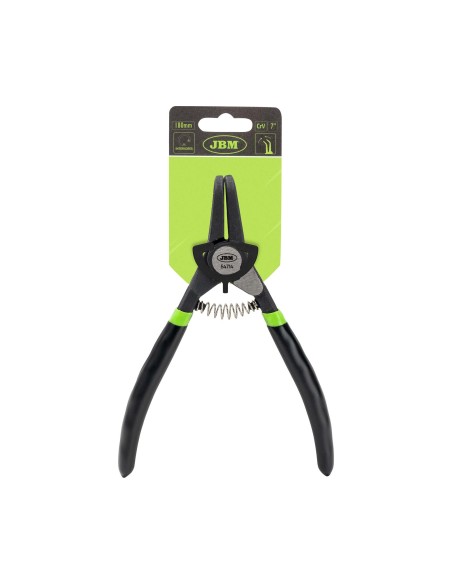 ALICATE SEEGER PARA EXTERIORES CON BOCA CURVA 7" 180MM