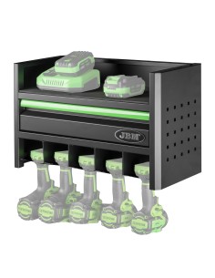 ESTANTE PARA ALMACENAMIENTO DE HERRAMIENTAS ELÉCTRICAS DE 3 NIVELES