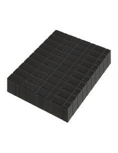 CAJA DE 100 CONTRAPESAS ADHESIVAS DE HIERRO - 60GR. (4X10G + 4X5G) - NEGRO