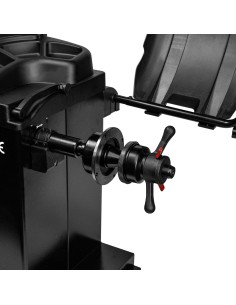 EQUILIBRADORA DE RUEDAS DIGITAL CON PEDAL DE FRENO Y LASER