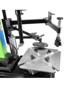 DESMONTADORA DE NEUMÁTICOS CON TORRE BASCULANTE AUTOMÁTICA Y BRAZO AUXILIAR 380V