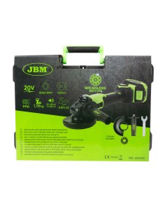 AMOLADORA ANGULAR BRUSHLESS 125MM CON MALETÍN