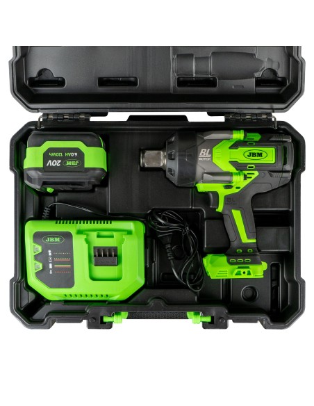 PISTOLA DE IMPACTO BRUSHLESS A BATERÍA 1" 2300NM CON MALETÍN