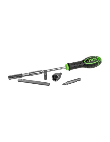 MALETÍN DE 208 PUNTAS Y ADAPTADOR DESTORNILLADOR DE 1/4"