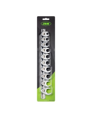 SET DE 10 LLAVES CROWFOOT DE 3/8"