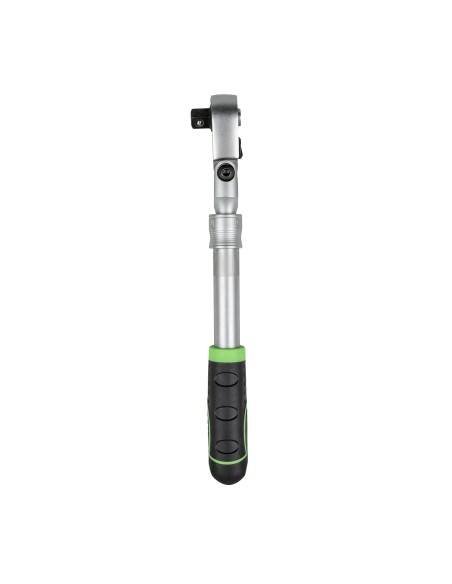 CARRACA DE 1/2" EXTENSIBLE DE 325-425MM CON CABEZAL ARTICULADO DE 72 DIENTES