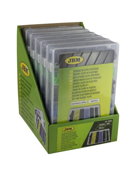 ESTUCHE DE CLIPS PLÁSTICOS VAUXHALL/OPEL 300PCS