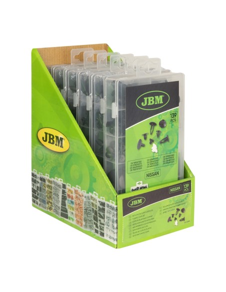 ESTUCHE DE CLIPS PLÁSTICOS NISSAN 139PCS