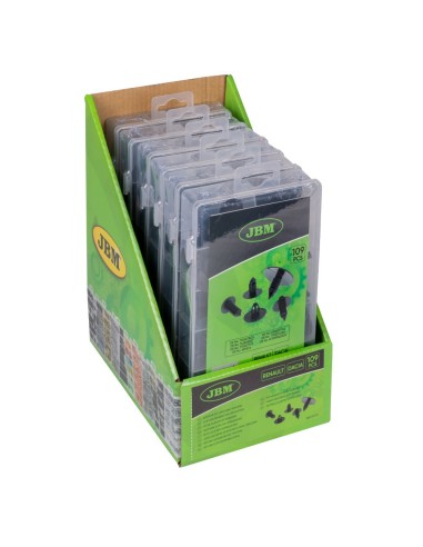ESTUCHE DE CLIPS RENAULT/DACIA PARA TAPICERÍA 109PCS