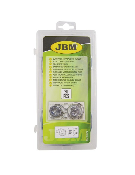SURTIDO DE ABRAZADERAS DE TUBO 20PCS