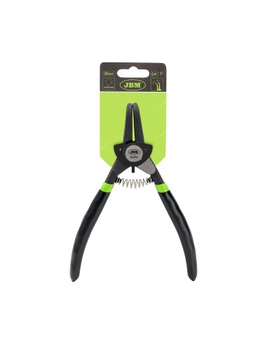 ALICATE SEEGER PARA EXTERIORES CON BOCA CURVA 7" 180MM