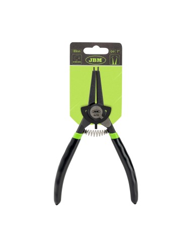 ALICATE SEEGER PARA EXTERIORES CON BOCA RECTA 7" 180MM