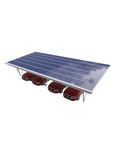 MARQUESINA FOTOVOLTAICA PARA CUATRO VEHICULOS (18 PANELES SOLARES)