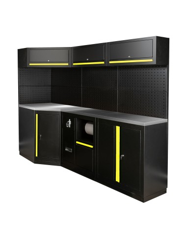 CONJUNTO DE MUEBLES MODULARES (22PCS) - AMARILLO
