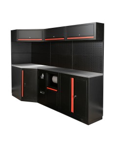 CONJUNTO DE MUEBLES MODULARES (22PCS) - ROJO