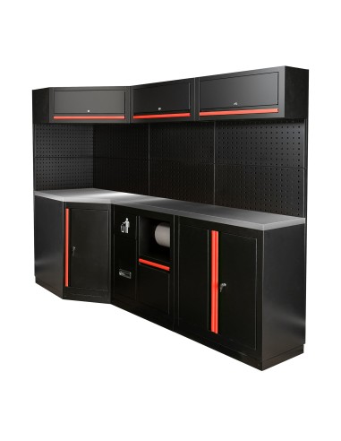 CONJUNTO DE MUEBLES MODULARES (22PCS) - ROJO
