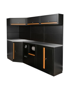 CONJUNTO DE MUEBLES MODULARES (22PCS) - NARANJA