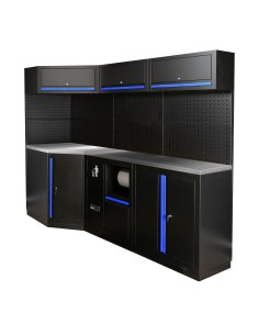 CONJUNTO DE MUEBLES MODULARES (22PCS) - AZUL