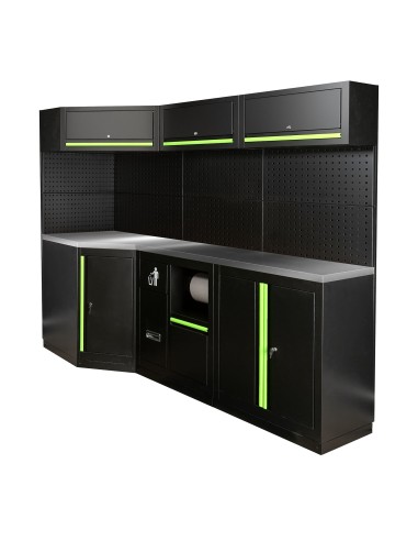 CONJUNTO DE MUEBLES MODULARES (22PCS) - EXTENSIÓN ANGULAR
