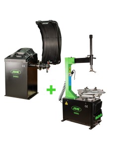 54582 EQUILIBRADORA DIGITAL DE RUEDAS + 54581 DESMONTADORA DE NEUMÁTICOS SEMIAUTOMÁTICA