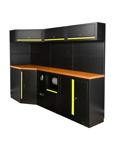 CONJUNTO DE MUEBLES MODULARES (22PCS) - AMARILLO