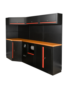 CONJUNTO DE MUEBLES MODULARES (22PCS) - ROJO