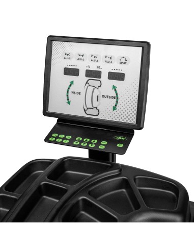 EQUILIBRADORA DE RUEDAS DIGITAL CON PEDAL DE FRENO Y LASER